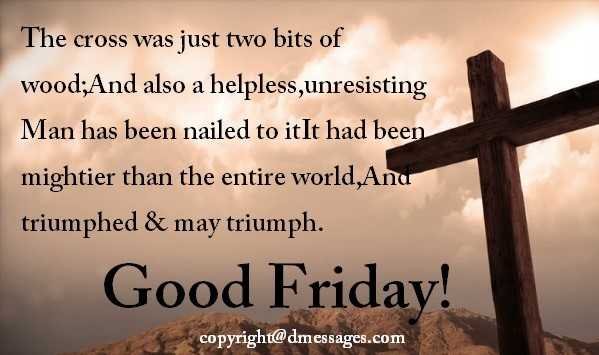 good friday wishes messages