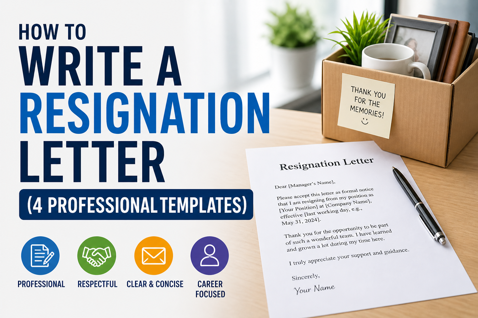 Resignation Letter Templates — Leave Any Job Gracefully