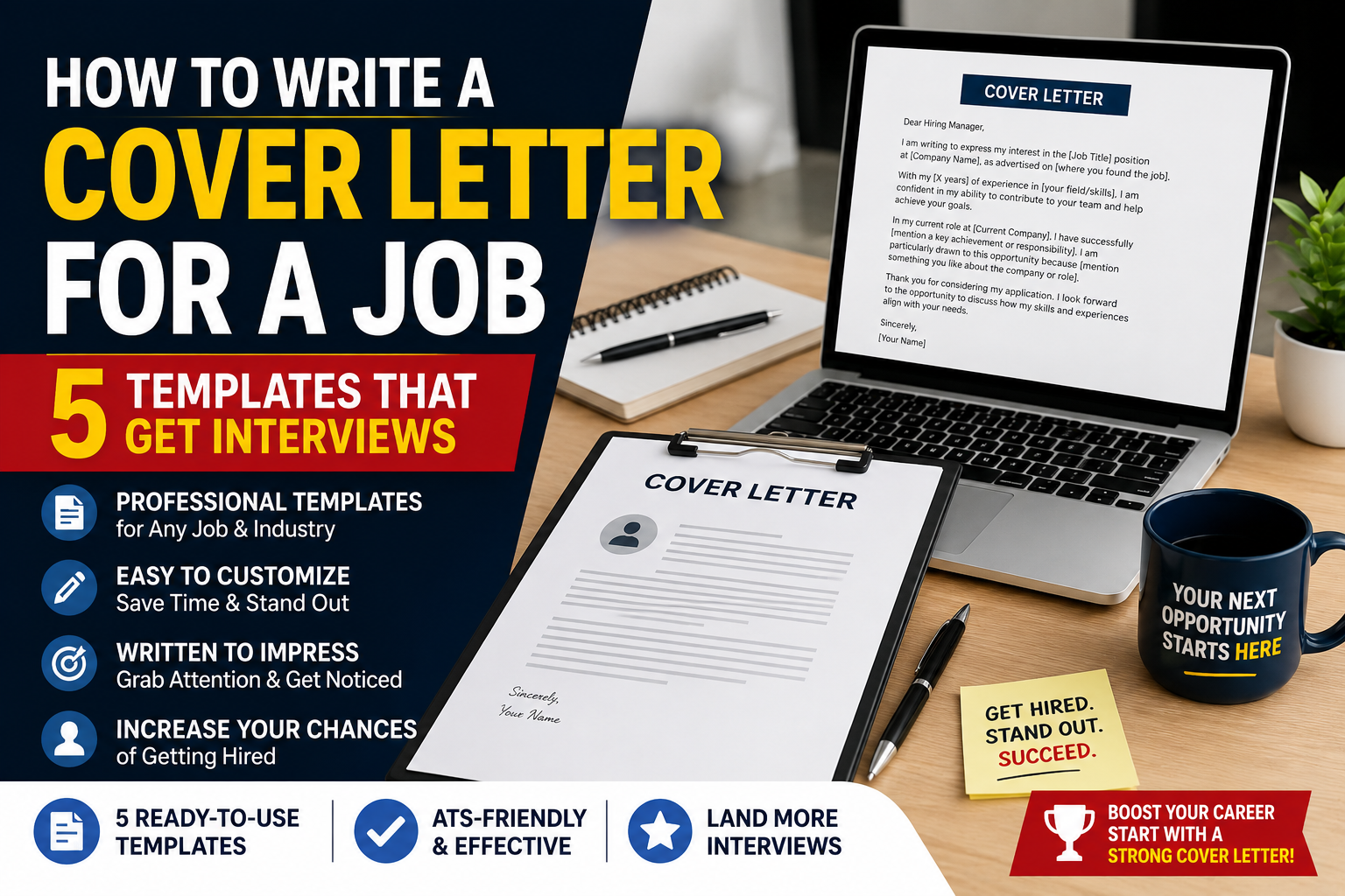 How to write a cover letter for a job — professional cover letter templates for job applications