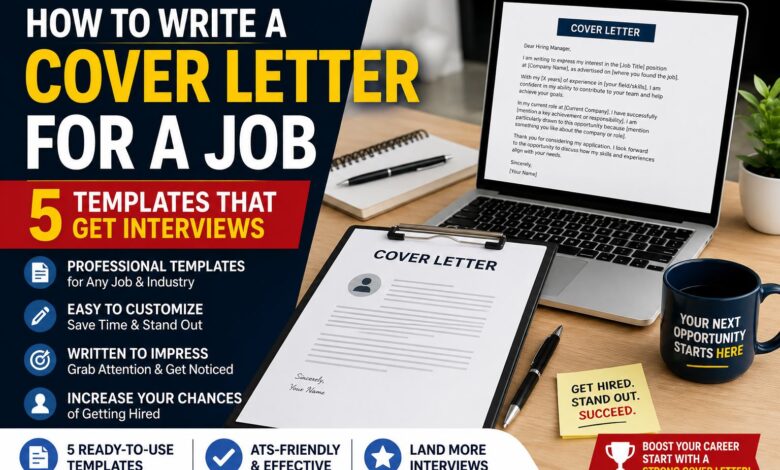 How to write a cover letter for a job — professional cover letter templates for job applications